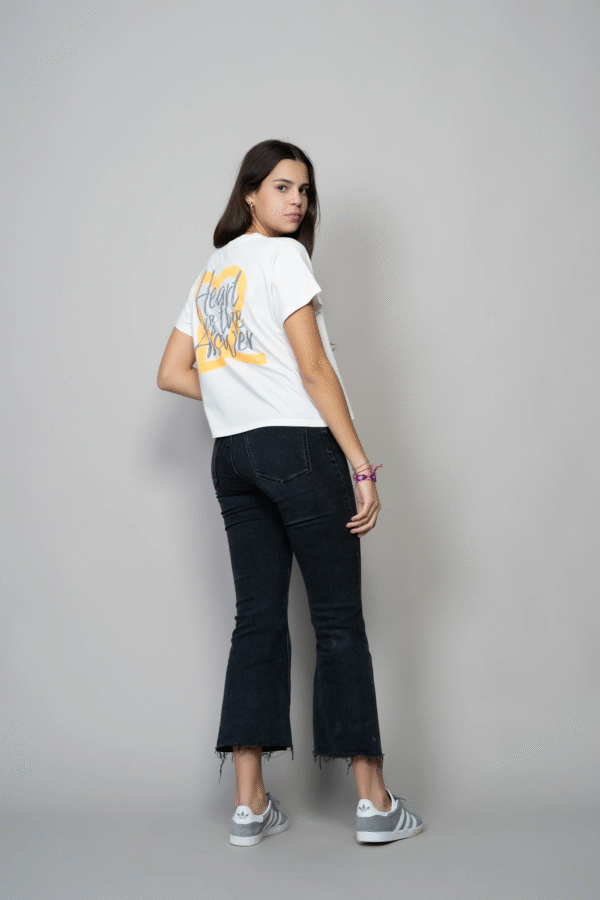 CAMISETA HEART BLANCA RILOTTA - Imagen 5