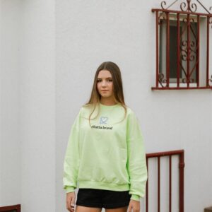 SUDADERA SUMMER LOVING VERDE MANZANA